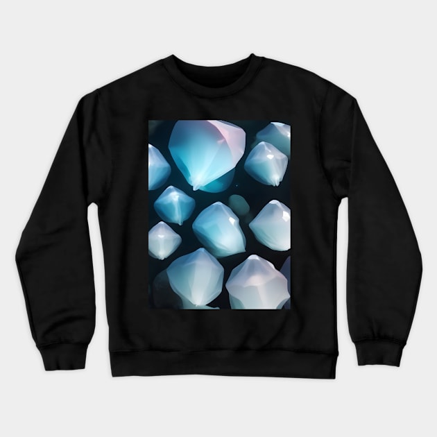 Rock Pattern Crewneck Sweatshirt by Viral Bliss